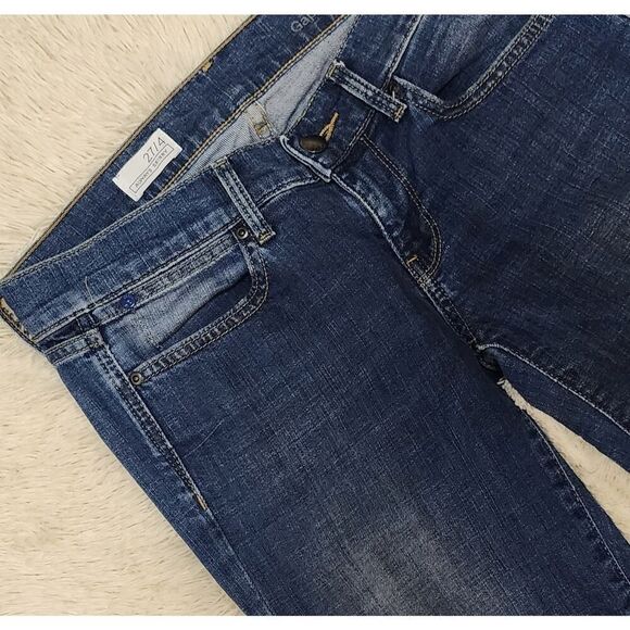 Gap 1969 Always Skinny Low Rise Jeans Womens Size 27 Dark Wash Blue Denim Pants - Picture 4 of 9